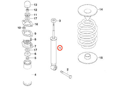 BMW (E36 Z3) / リア ショックアブソーバー 左右セット / 33521094187 / BILSTEIN