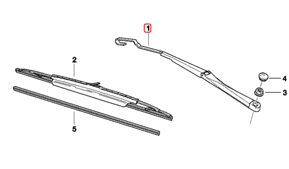 保障できる BMW 純正 フロントワイパーアーム右左 その他 - edutec.edu.do