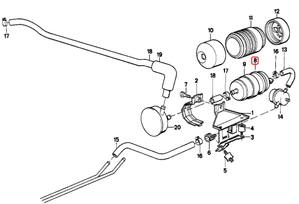 BMW (E24 E28 E30) / フューエル ポンプ 燃料ポンプ / 16141179232 / BOSCH [0580464048] ｜  EURO AUTO（ユーロオート）