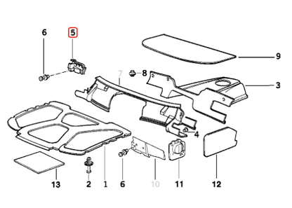 BMW (E36) / インシュレーター・エンジン ルーム 右 / 51481977110