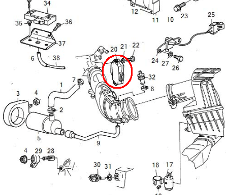 VOLVO / スロットルポジションセンサー / 1336385 / BOSCH [0280122001