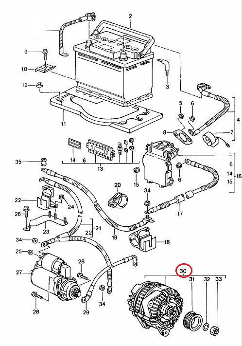 ポルシェ (996 986) / オルタネーター リビルト (120Amp) / 99660301205・99660301203・99660 ｜  EURO AUTO（ユーロオート）