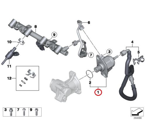 BMW MINI (R56 R60) / 高圧燃料ポンプ ハイプレッシャーフューエル