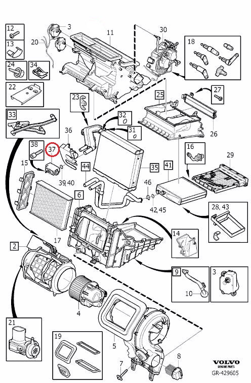 VOLVO / エアコンエキスパンションバルブ エキパン / 31291817 / BEHR [8UW351234-401] ｜ EURO  AUTO（ユーロオート）