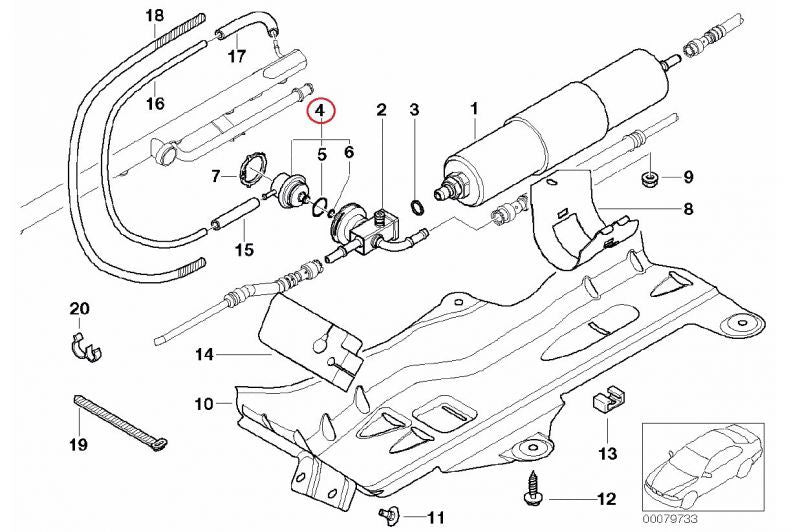 BMW (E36 E46 M3 Z3M) / フューエルプレッシャーレギュレーター / 13531404089 / Pierburg [7. ｜  EURO AUTO（ユーロオート）