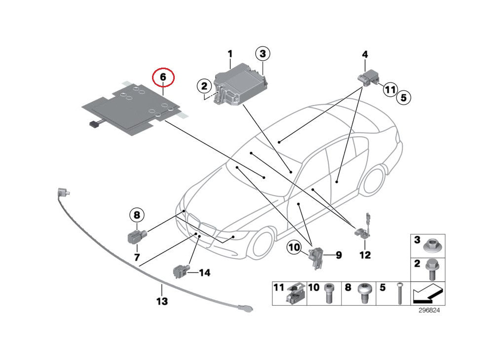 BMW (E87 E90) / 助手席着座センサー / 65779153119 / BMW純正 ｜ EURO AUTO（ユーロオート）