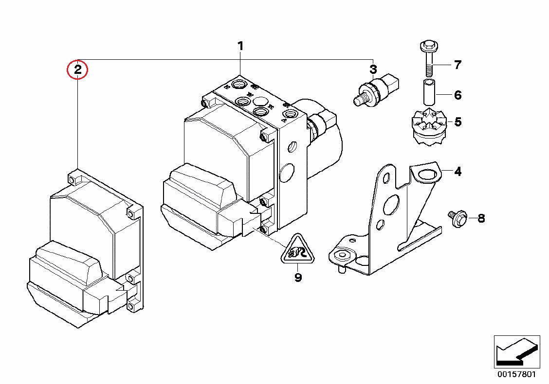 BMW (E38 E39) / ABS DSC コントロールユニット / 34522285051 / BOSCH