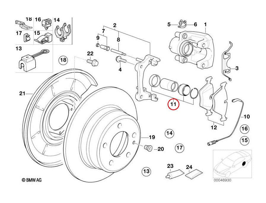 アクレ ブレーキライン BE3008 BMW 3シリーズ(E36) (2.5 323i) CB25